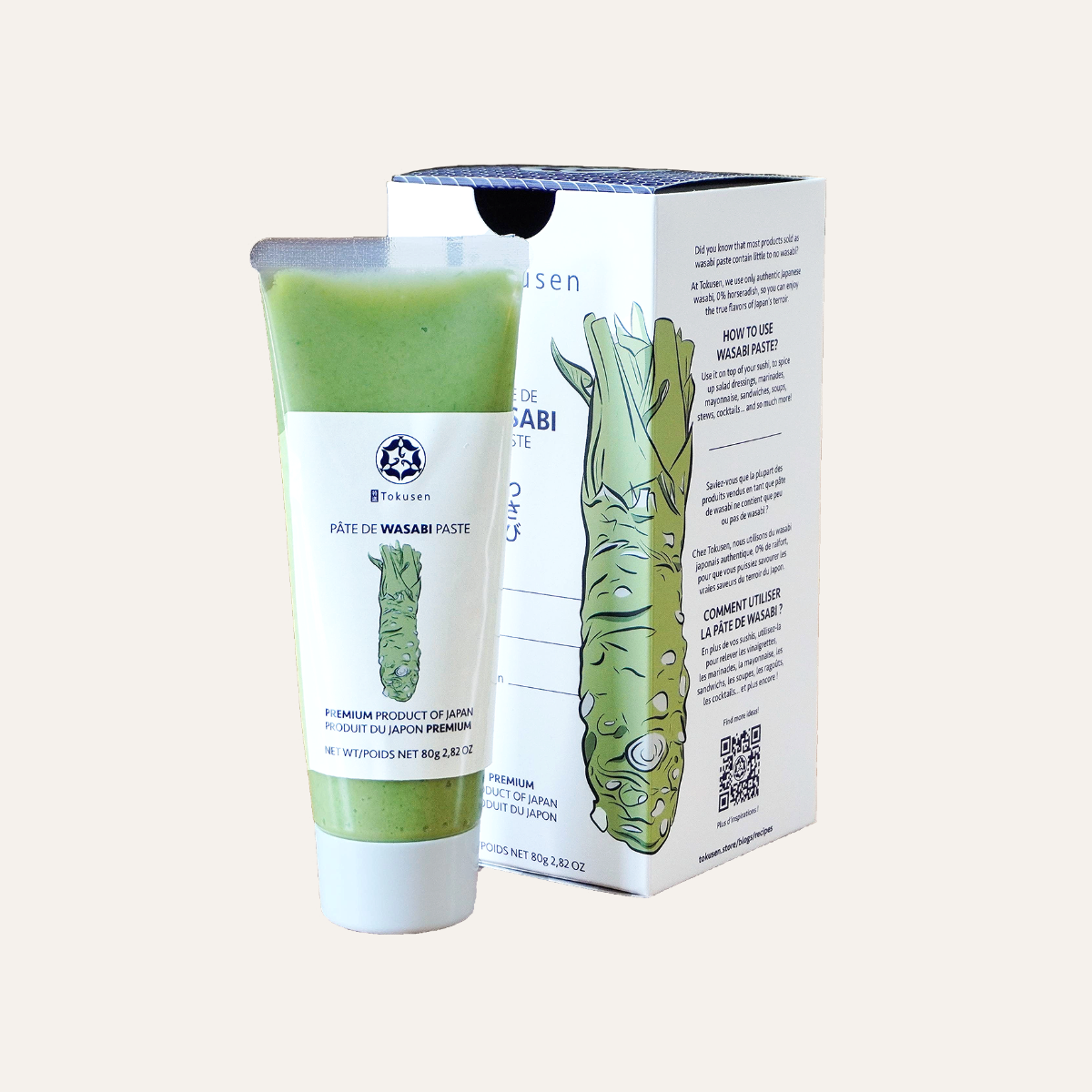 Pâte de vrai wasabi | 0 % raifort